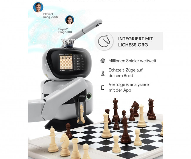 Шаховий робот зі штучним інтелектом та роботизованою рукою